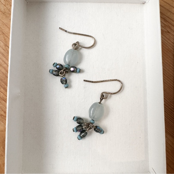 Blue Boho Earrings - Picture 4 of 6